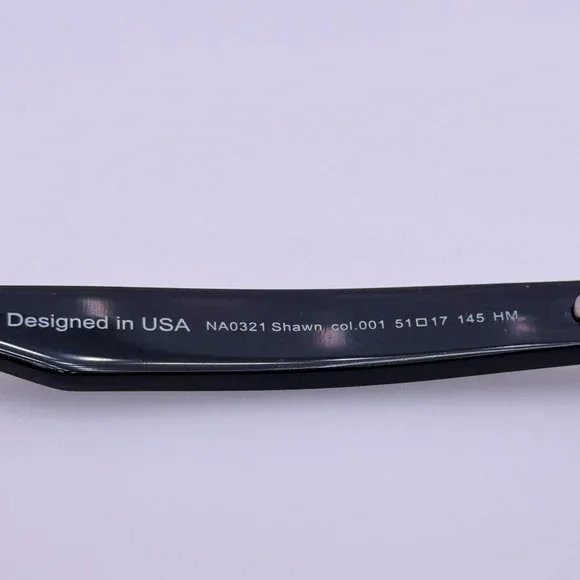National Eyeglasses Eye Glasses Frames Shawn NA0321 001 51-17-145 Marcolin